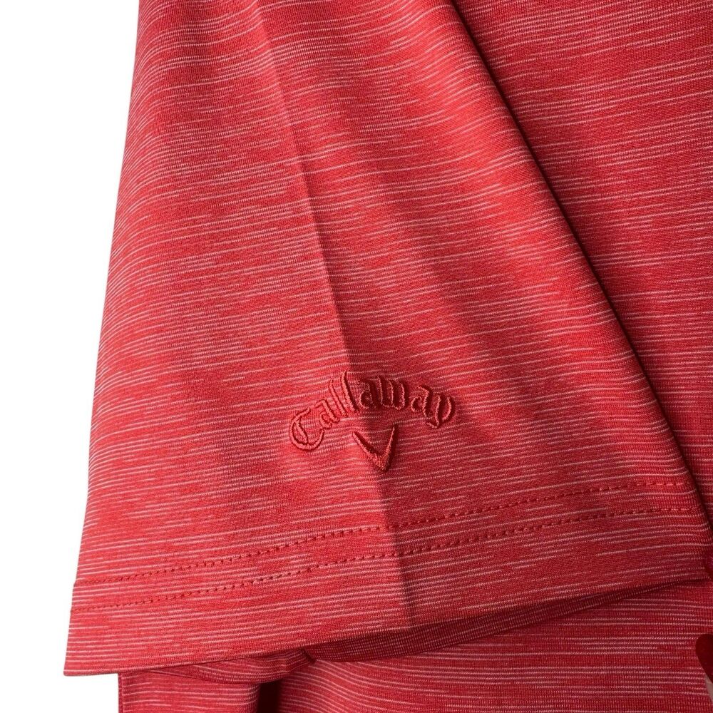 Callaway Opti-Dri Golf Polo Mens XL Pink White Spackler Cup XXI White Logo - Picture 4 of 5